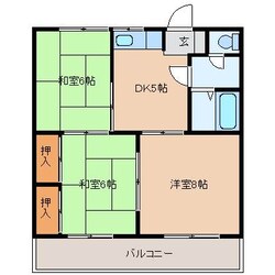 グリーンコーポの物件間取画像